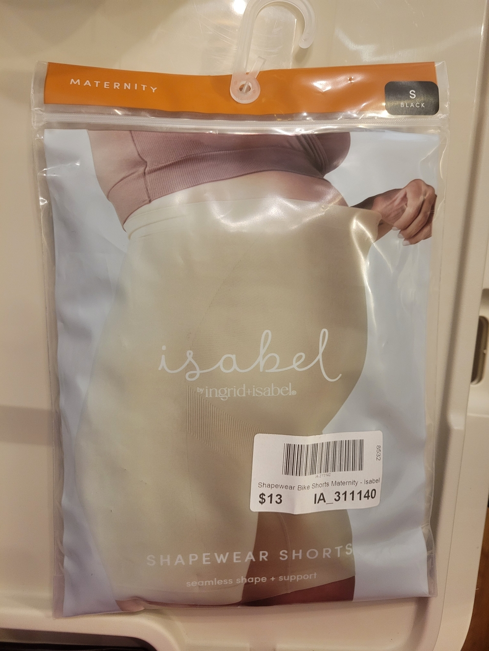 Ingrid & Isabel Maternity Shapewear Shorts —Black